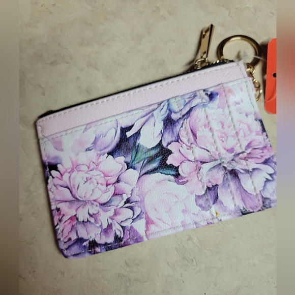 NWT monargue RFID protected card /cash wallet wallet w/keyring - Picture 2 of 5